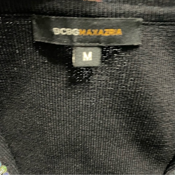 BCBGMAXAZRIA Black Beaded Twin Set Cardigan & Tank Top Medium - Picture 12 of 15